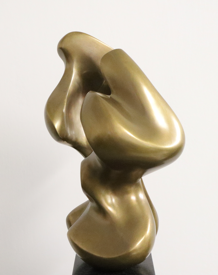 Carola Wedells Bronze "K...h", 2008 – aus dem Zyklus: „Balance“