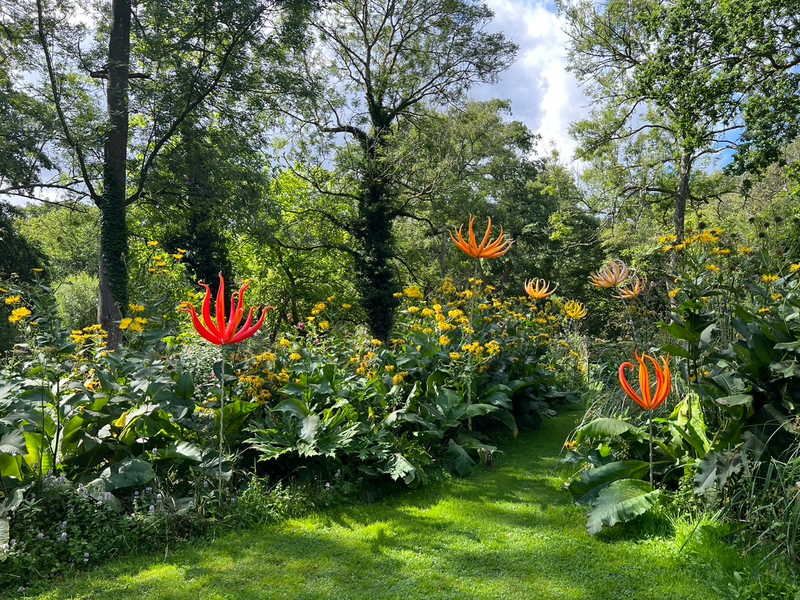 Hannah Peschar Sculpture Garden, Neil Wilkin, Flower Garden