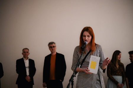 Veronika Cechova at the booklaunch of The Story of Jindrich Chalupecky