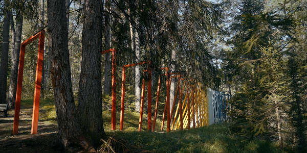 XINGE ZHANG & JIAQI QIU,  “Fragile as a Rainbow”. 2021