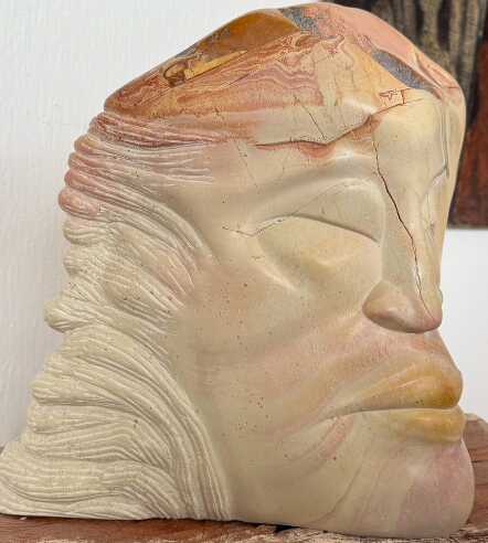 Imagining Mary Ann Drew 2023 Soapstone (Kisi Stone)