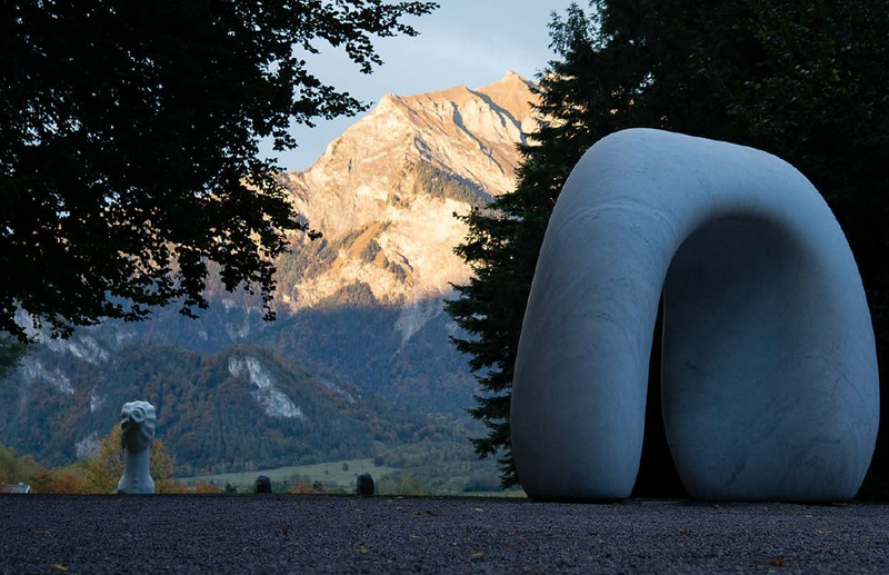Kan Yasuda  JP, IT, Tensin in marmo bianco Carrara, Bad Ragartz 2024