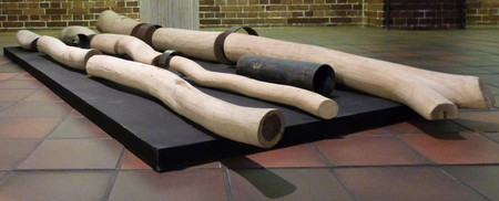 Mabois, Radeau, 2012. Steel and wood. Photo: Mabois