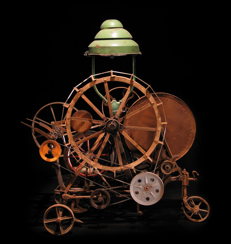 Willi Reiche, Kunstmaschine Hommage I, 1998, 200 x 190 x 85 cm