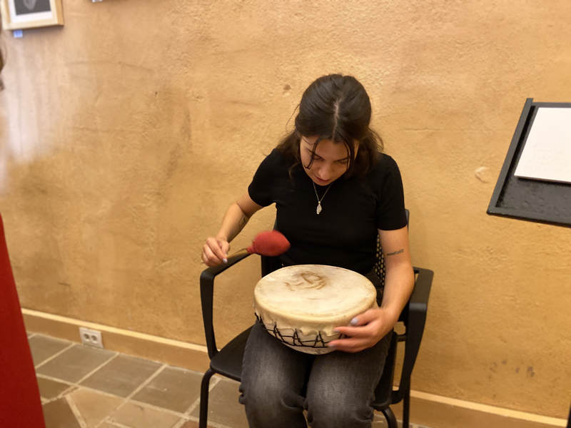 Rita Silva plays the stone