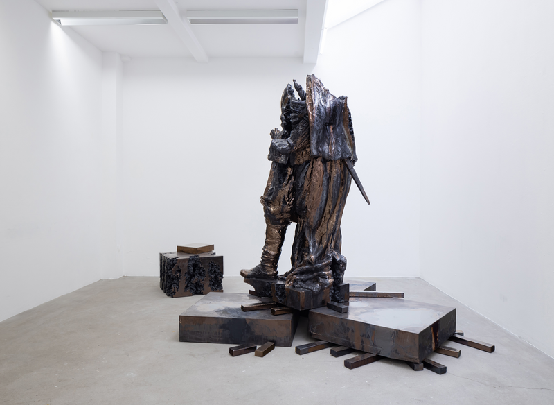 Anne Wenzel, House of Fools Jan, 2023, ceramics, 195 x 115 x 97 cm 223 x 210 x 210 cm, photo by Peter Tijhuis