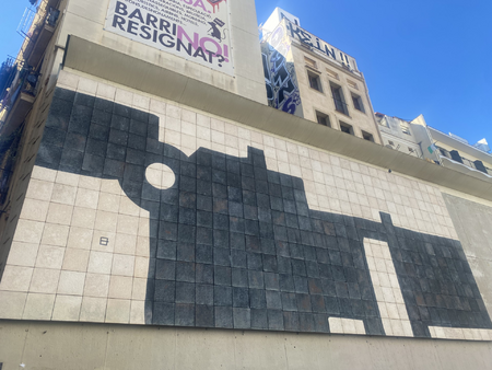 Eduardo Chillida, Barcelona, Mural G-333