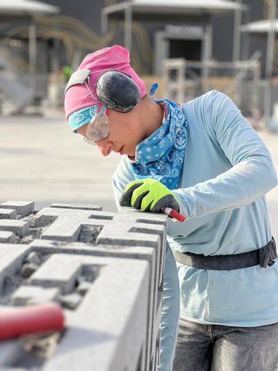Ana working