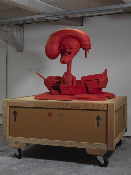Paul McCarthy, Dick Hat, 2003. Silicone, red. 124,5 x 150 x 125 cm. Edition AP 1 (ed. 6 + 2 AP). Courtesy of the Vanhaerents Art Collection