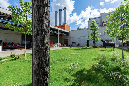 NOACK foundry courtyard