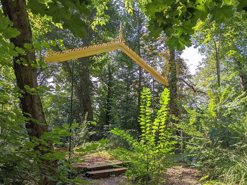 Schweizerhaus temporäre Intervention Matthias Block