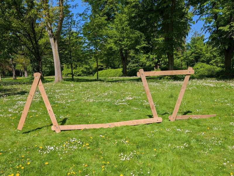 Zollstock temporäre Installation Matthias Block