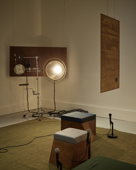 Tarek Atoui, Sunflowers, installation view, IMMA, Dublin, 2026, Photographer Ros Kavanagh