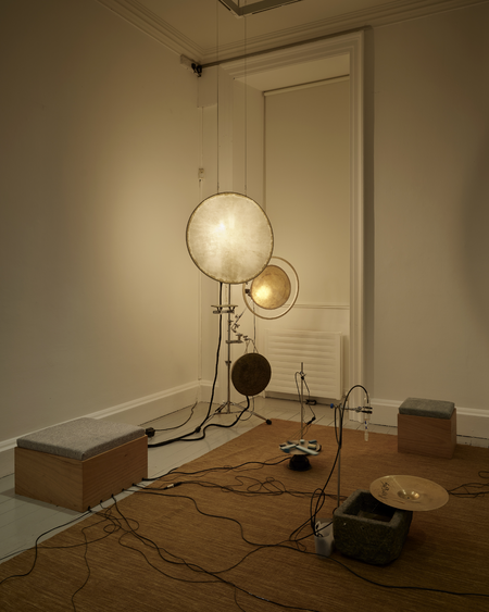 Tarek Atoui, Sunflowers, installation view, IMMA, Dublin, 2026, Photographer Ros Kavanagh