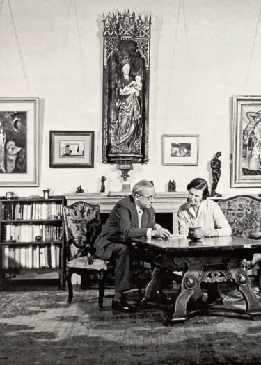 Collectors Talk1 Margrit and Bernhard Sprengel in their living room,  private archive Tilman Kriesel