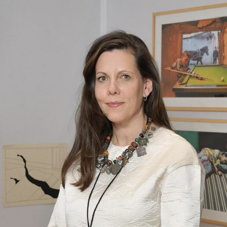 Art historian, curator and gallery owner Katharina Maria Raab