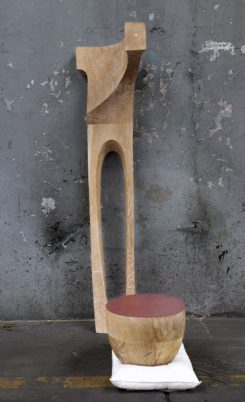 Klemens Pasoldt_Holzskulptur_wood sculpture_GrossmuttersKissen_1