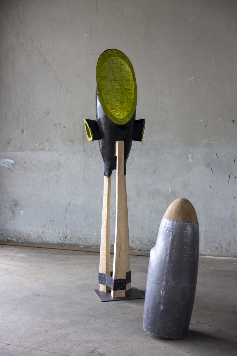 Klemens Pasoldt_Holzskulptur_wood sculpture_KleopatraCaesar_1