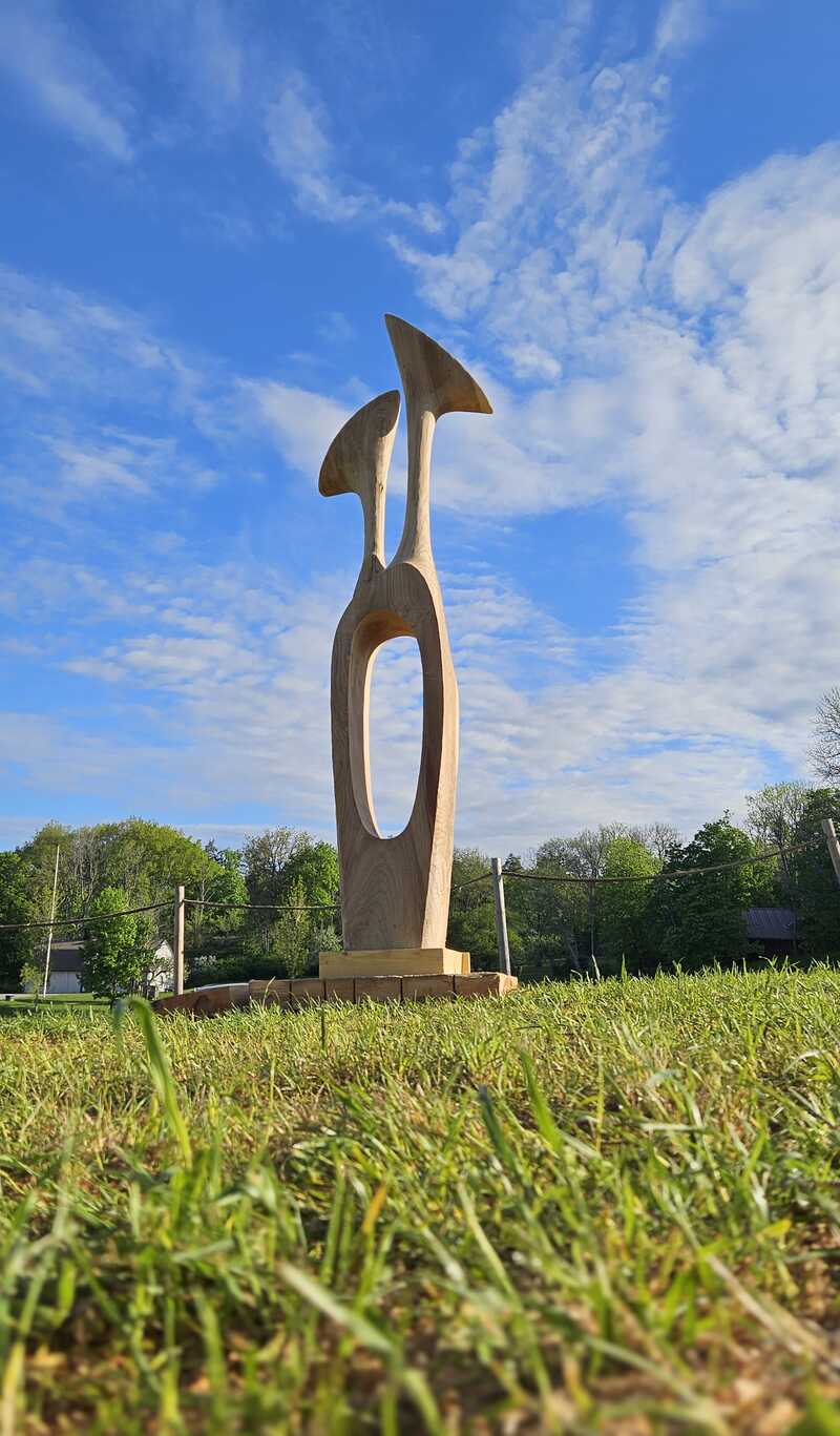 Klemens Pasoldt_holzskulptur_wood sculpture_Lauschende_4