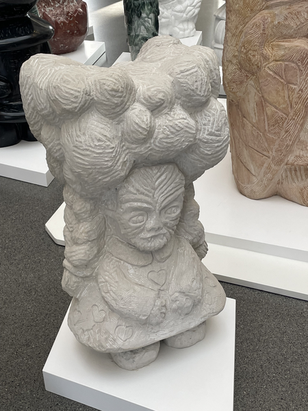 Monday in the Black Forest, 2025, Sandstein, 91 x 50 x 35 cm. Foto: Willy Hafner