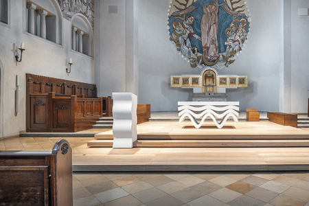 Pfarrkirche Maria Schutz in München Pasing. Foto: Achim Bunz