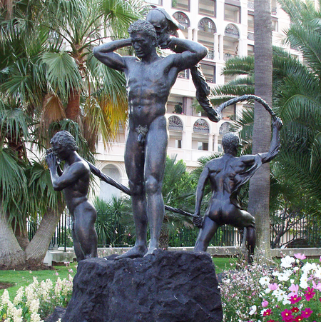 Blake Ward, Les Atlantes. ReThink Collection ,Bronze, 452 x 386 x 280 cm Monaco 1991-1992