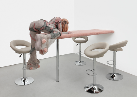 Havrlant Art Collection: Uddenberg, CLIMBER (Pierced Rosebud), mixed media, 160 x 280 x 170 cm, 2020, photo: Gunter Lepkowski