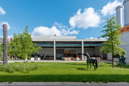 Noack Art Foundry courtyard. Photo Matthias Hamel