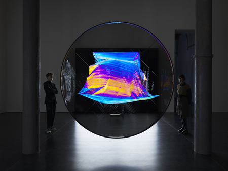 Studio Rieckhallen (from 9 October 2026): Olafur Eliasson, Seeing a surprise before it’s reduced, split, and then further reduced, 2025, installation view The appeal of looking through a polarised window of possibilities or seeing a surprise before it. © Olafur Eliasson, neugerriemschneider / Jens Ziehe.
