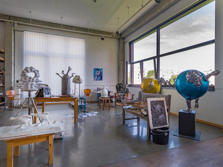 Anna Bogouchevskaia Studio. (c) Noack gallery