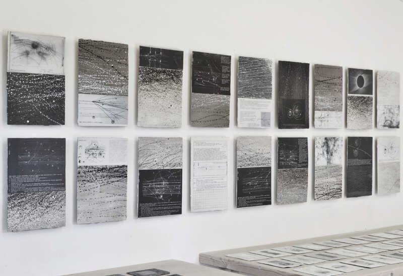 2021 Studio Wall -  Notes on Matter and Antimatter 1