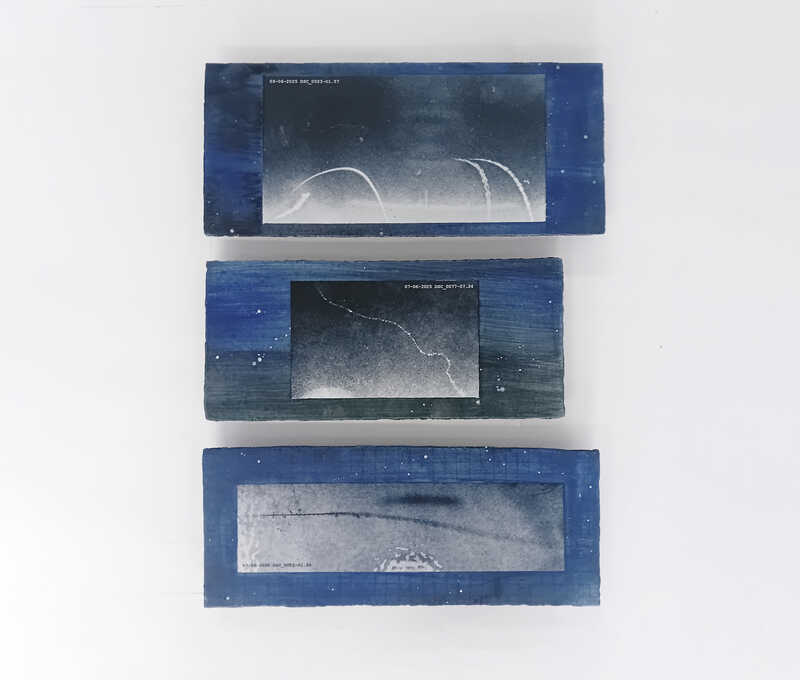 2026  Drie Cobalt Blue Cloud Chamber Photos 33x45x2 cm
