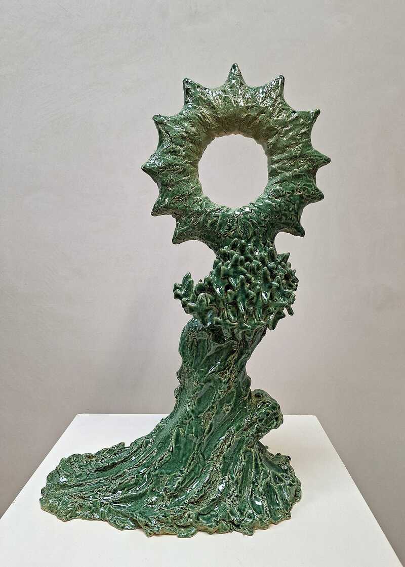 Aarde, water, storm, hemels licht en vogels, Antoinette DD