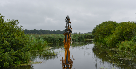 Nils Alix Tabeling, The sheperd of the butterflies of the Eelderdiep, 2026. Different materials. Photo: Heleen Haitjema