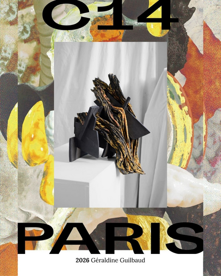 2025. Grès, engobes, 56 × 35 × 42 cm. Graphic Design © les formes associées.