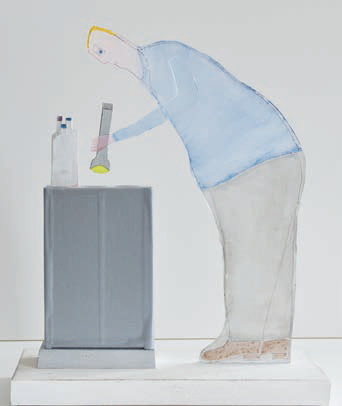 Hans Jürgen Wolff, „ . . in dem wir gut und gerne leben“, 2019, 28 x 35 x 12 cm. (Foto: Verena Wasmuth)