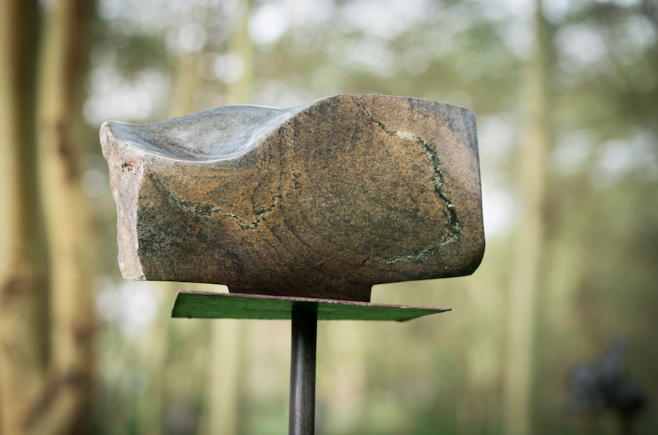 Mieke van Grinsven, "Extended Touch", stone sculpture