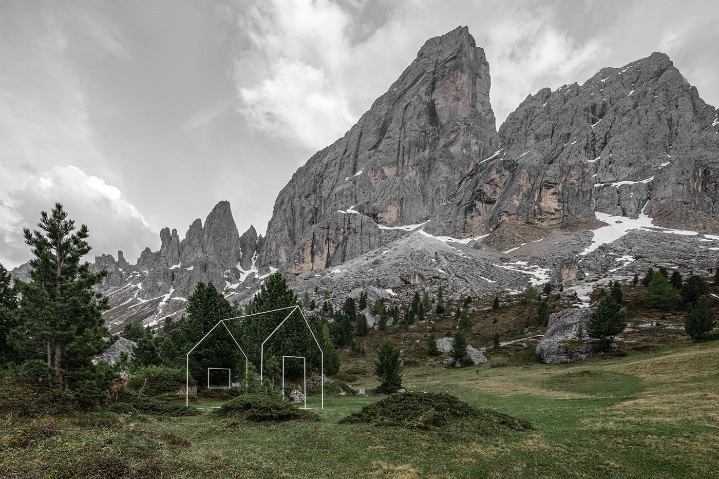 Conor McNally 'Ciasa' Bray Ireland Location Pra de Pütia, Antermëia (2019), Foto Courtesy SMACH.