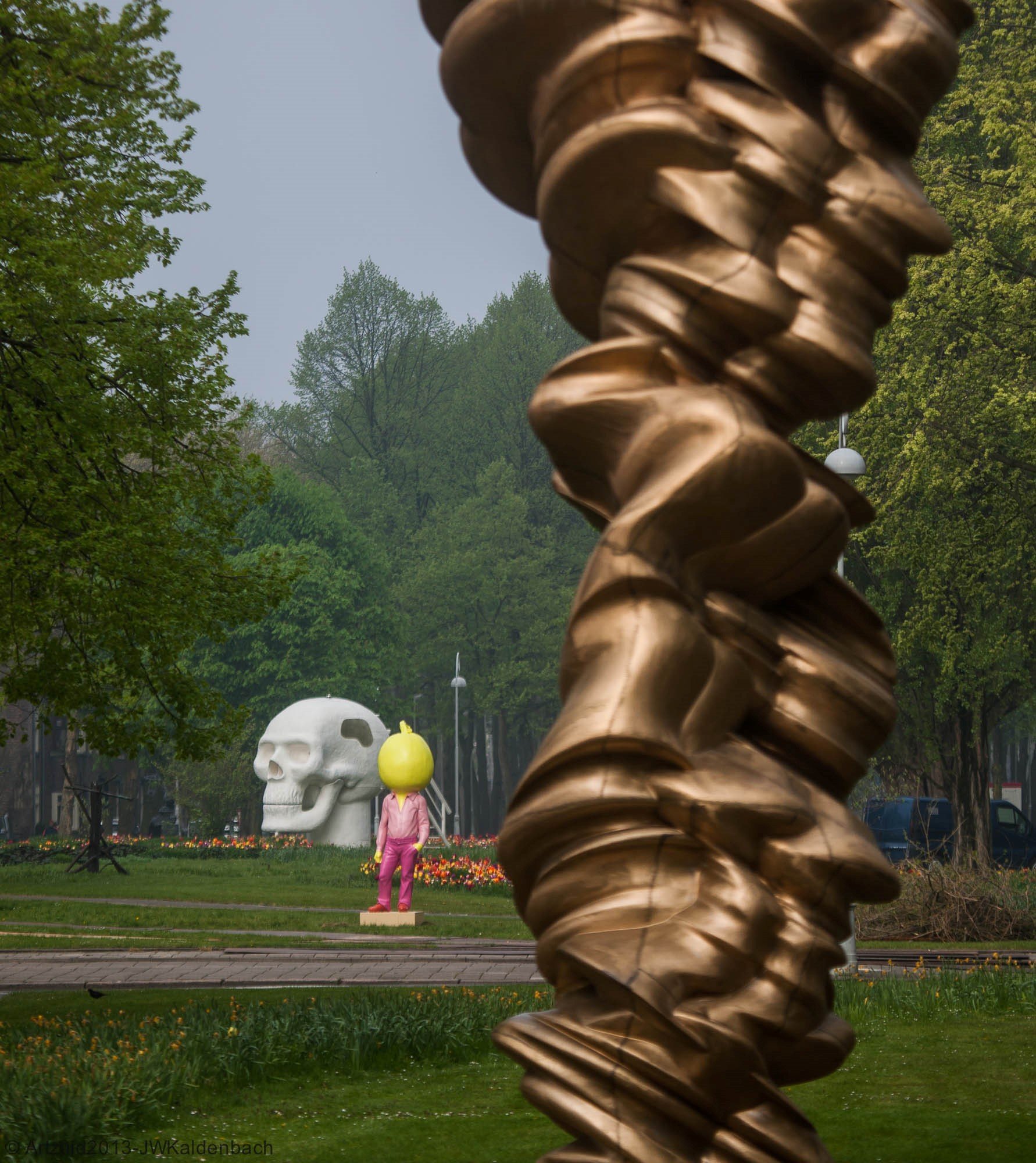 Erwin Wurm 'Big Pumpkin', Photo JWKaldenbach, Courtesy ARTZUID 2013